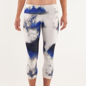 Lululemon Wunder Under Crop - Milky Way Multi